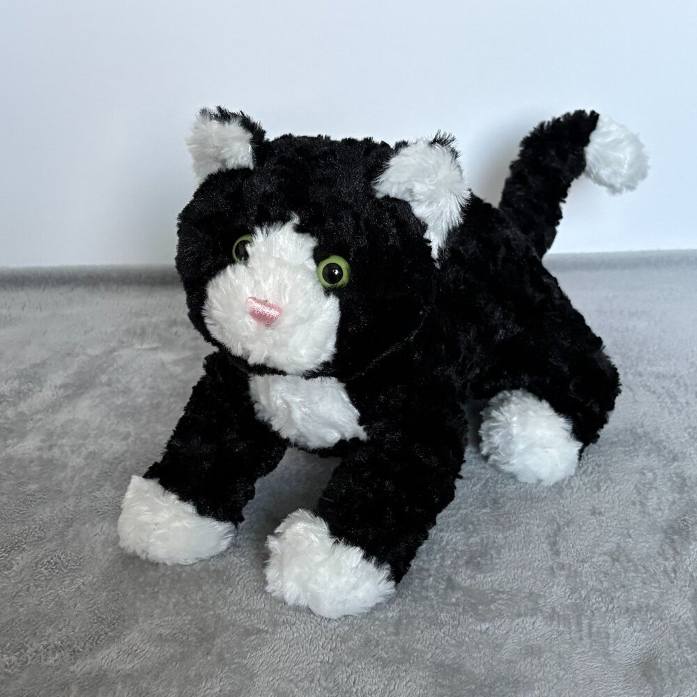 Gund Sebastian Tuxedo Cat Plush Kitten 14 Inch Stuffed Animal Toy Black White